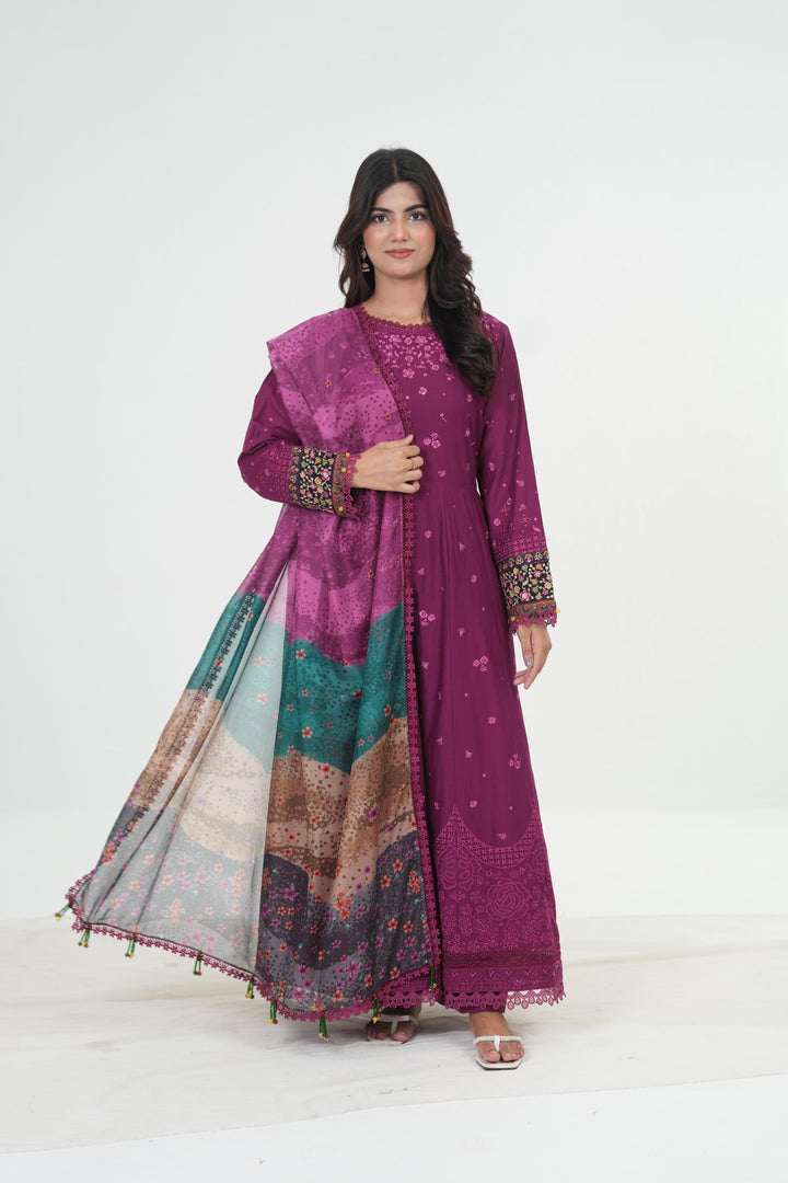 Design 2 - Jazmin Iris Luxury Stitched