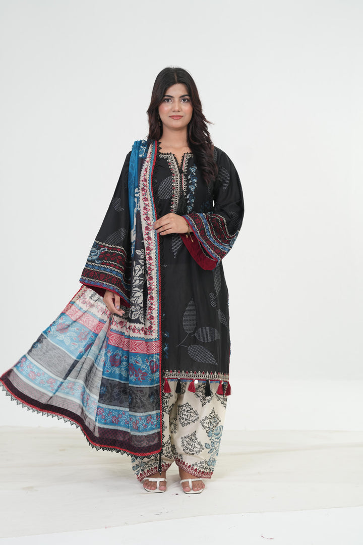 Design 5 - Jazmin Iris Luxury Stitched