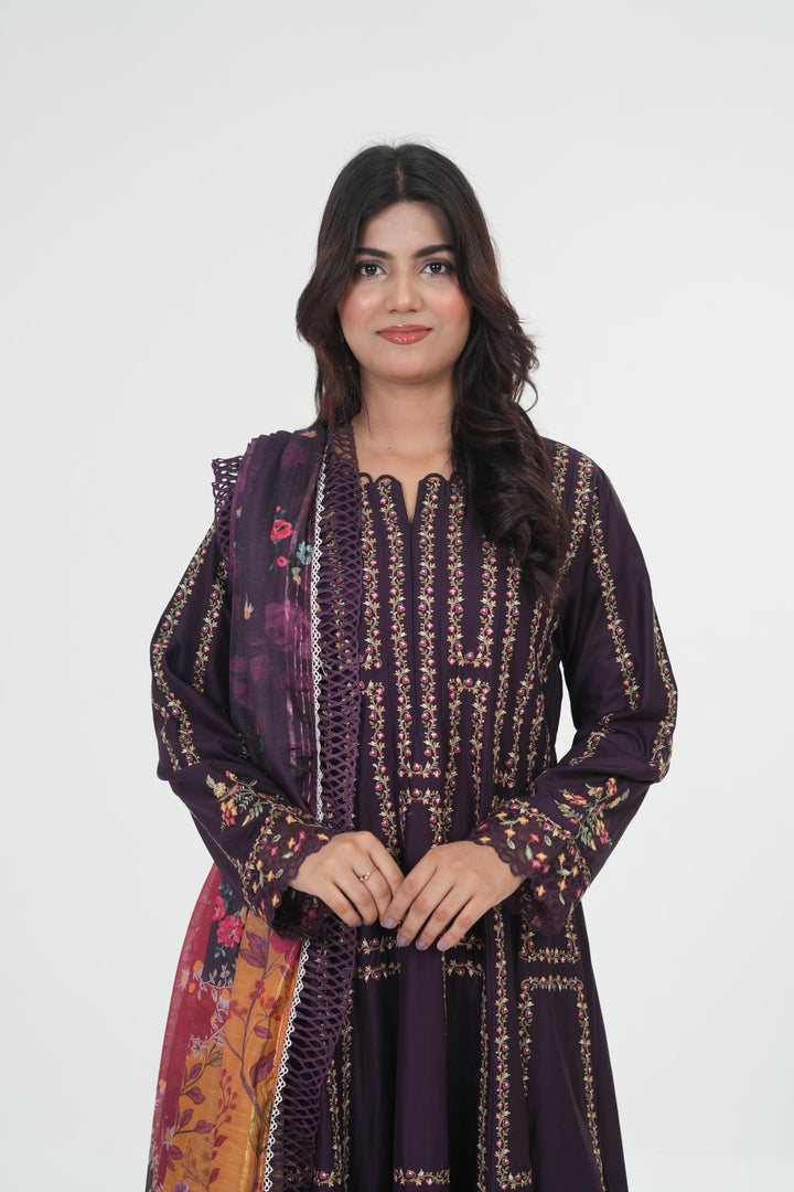 Design 6 - Jazmin Iris Luxury Stitched