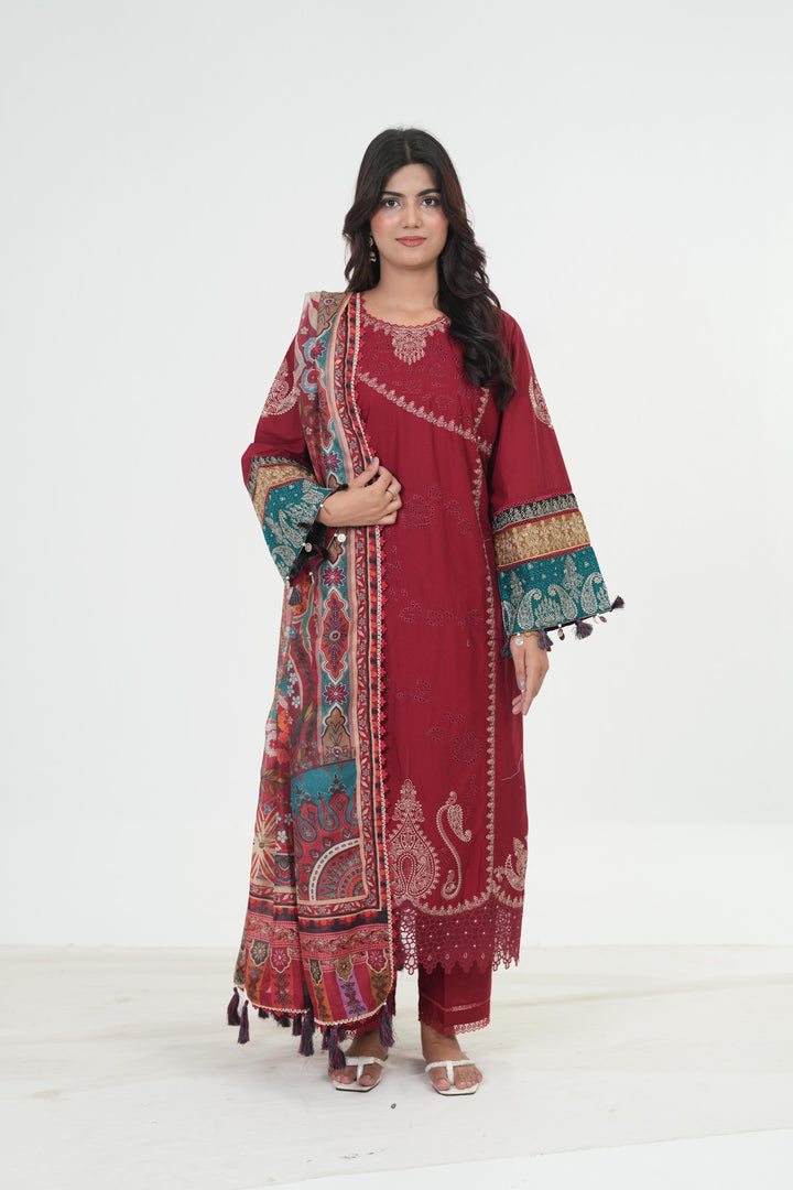 Design 8 - Jazmin Iris Luxury Stitched