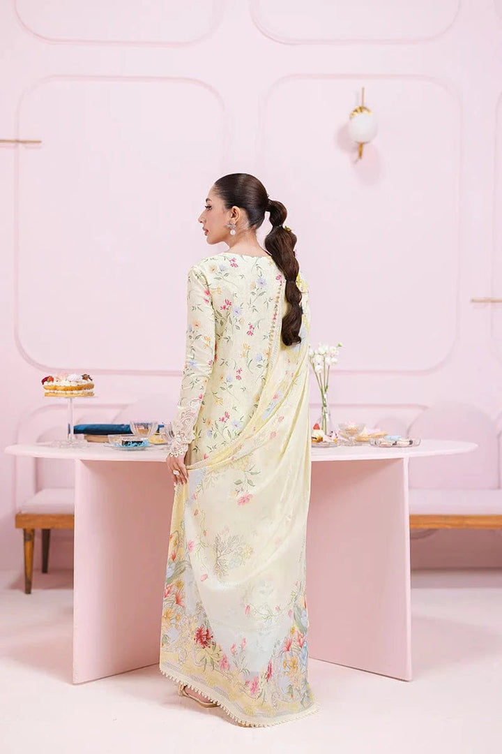 Laurel - Qalamkar Q-Print Embroidered Stitched