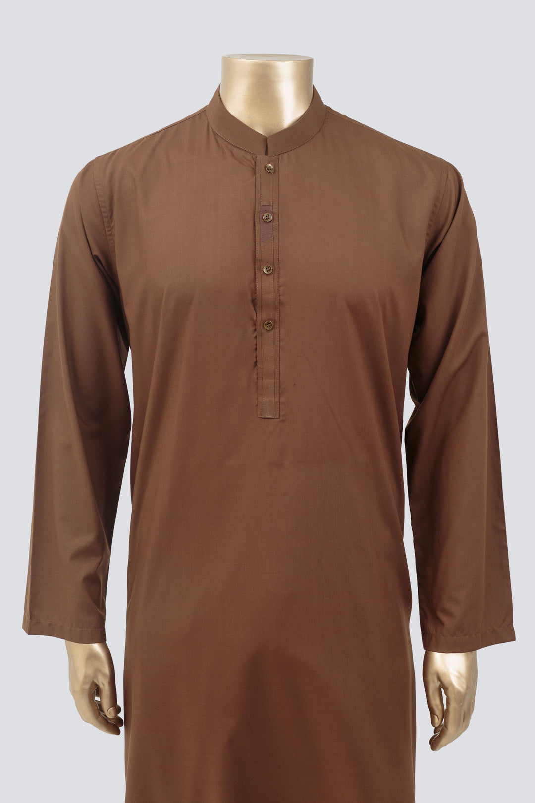 Plain Brown Kameez Shalwar - Raf Raf