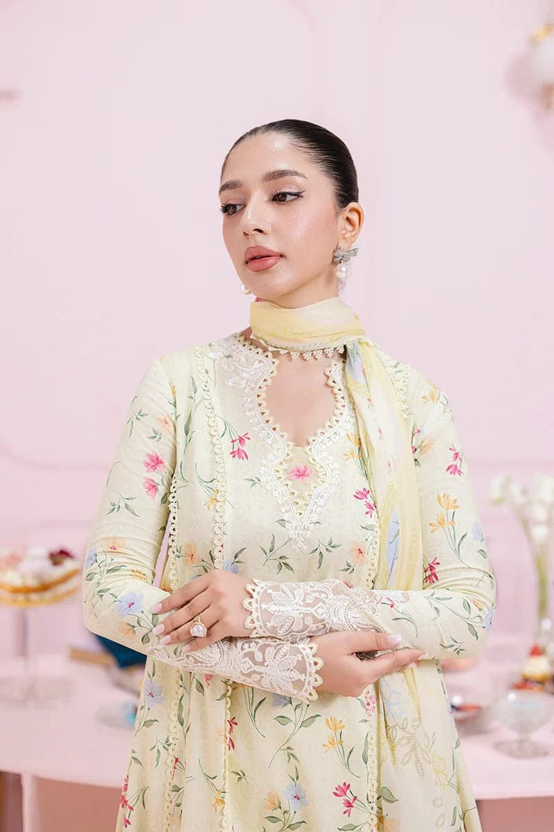 Laurel - Qalamkar Q-Print Embroidered Stitched