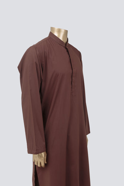 Plain Brown Kameez Shalwar - Raf Raf