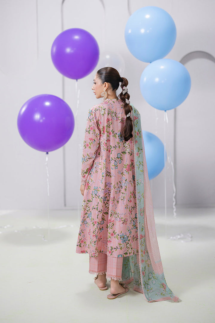 Zelda - Qalamkar Q-Print Embroidered Stitched