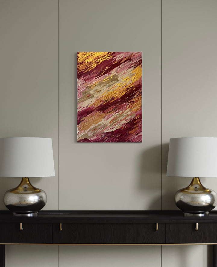 Colour Of The Season - A2 Burgundy Canvas