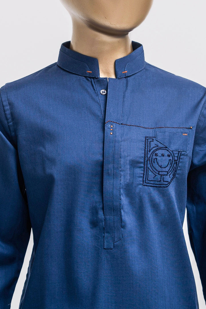 Plain Royal Blue Shalwar Kameez - Raf Raf