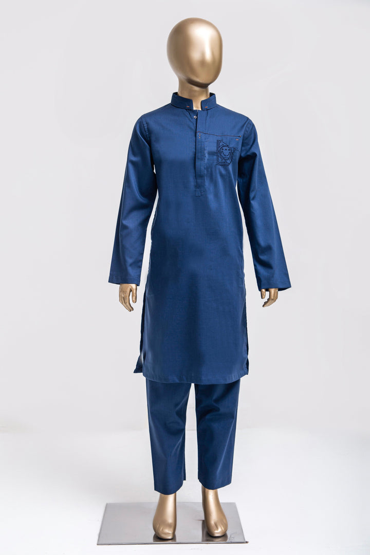 Plain Royal Blue Shalwar Kameez - Raf Raf
