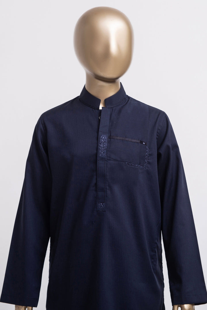 Plain Navy Blue Shalwar Kameez - Raf Raf