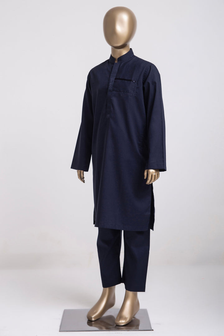 Plain Navy Blue Shalwar Kameez - Raf Raf