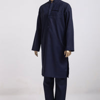 Plain Navy Blue Shalwar Kameez - Raf Raf