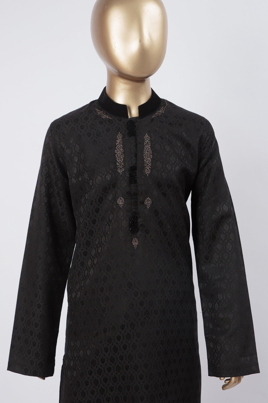 Plain Black Shalwar Kameez - Raf Raf