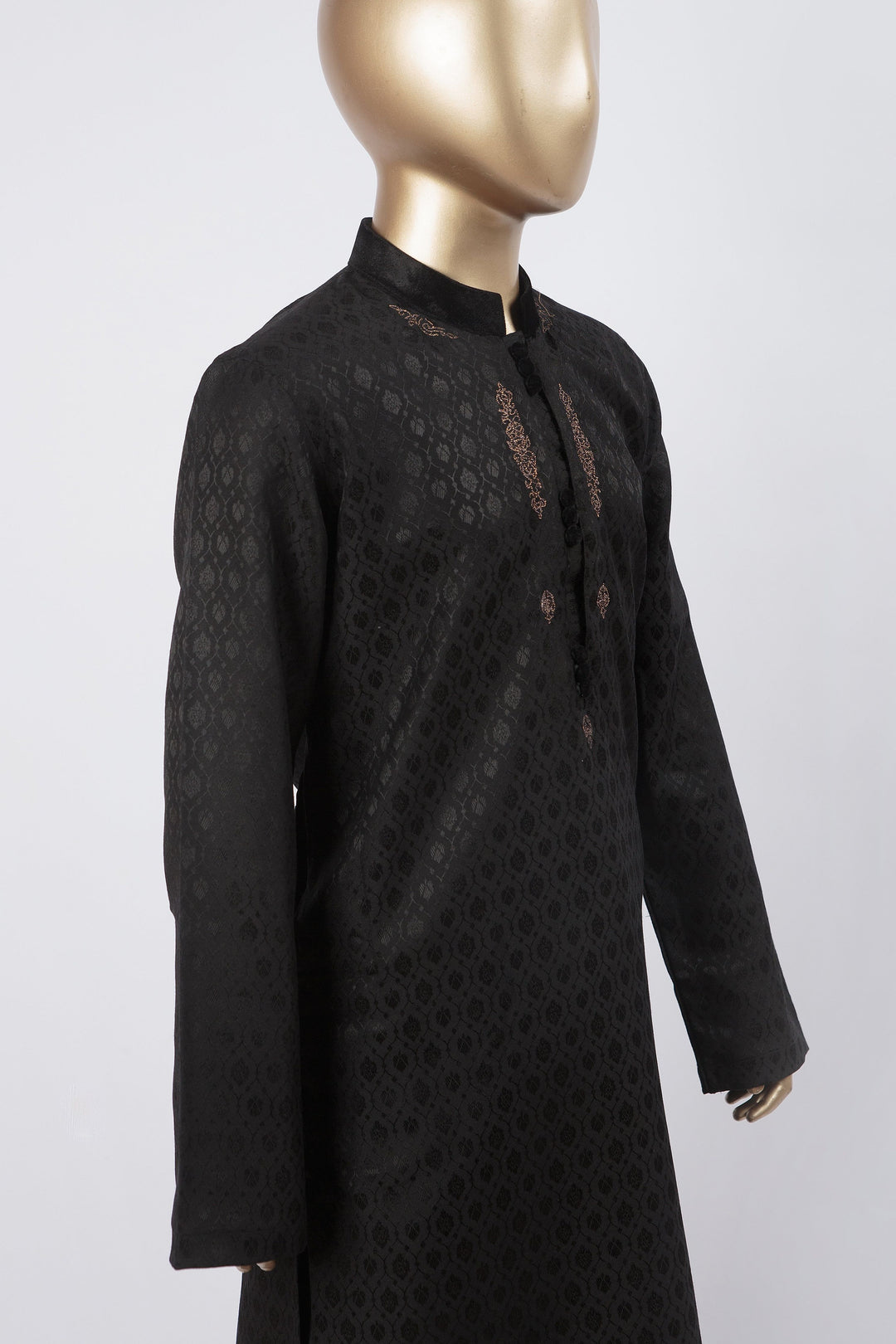 Plain Black Shalwar Kameez - Raf Raf