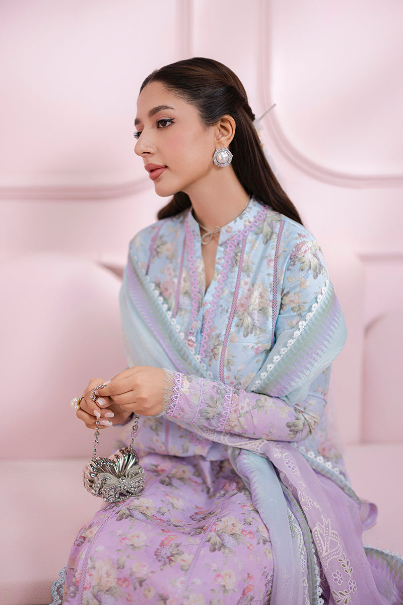 Vera - Qalamkar Q-Print Embroidered Stitched