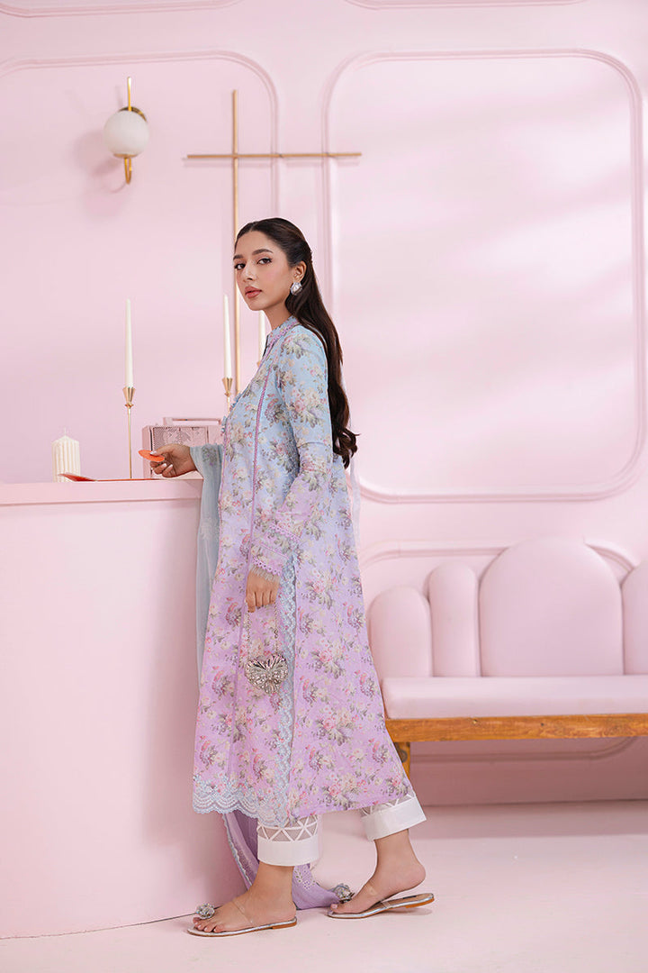 Vera - Qalamkar Q-Print Embroidered Stitched