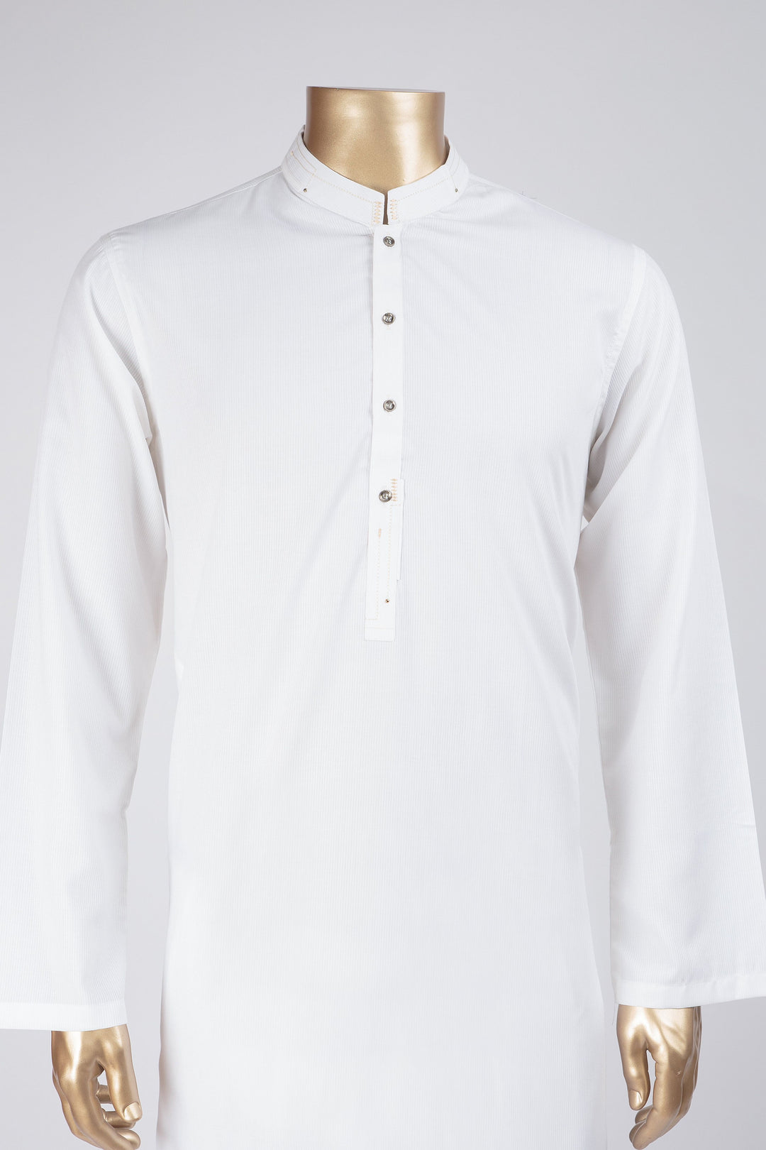 Plain Cream Shalwar Kameez - Raf Raf