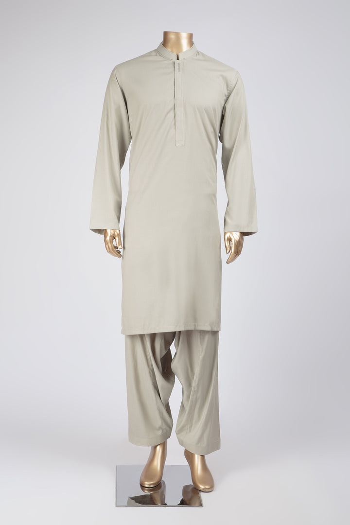 Plain Brown Kameez Shalwar - Raf Raf