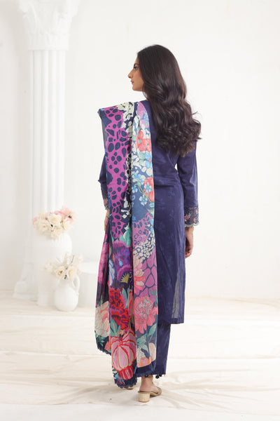 Indigo - Farasha Seraya Stitched Lawn SS'24