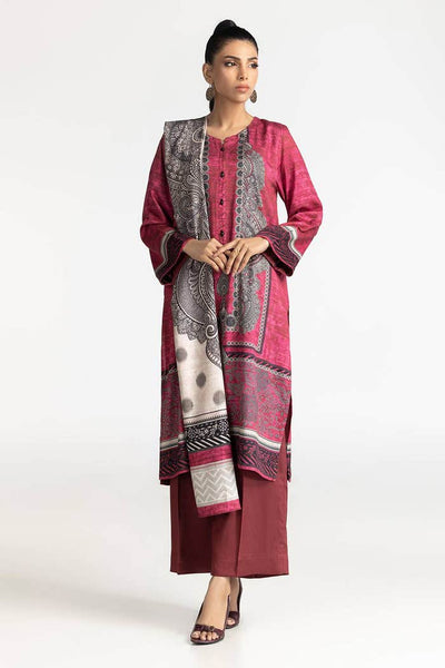 Cotail Pink Stitched Suit - Gul Ahmed