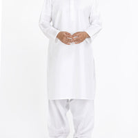 Blended Off White Inner Suit- J. Junaid Jamshed