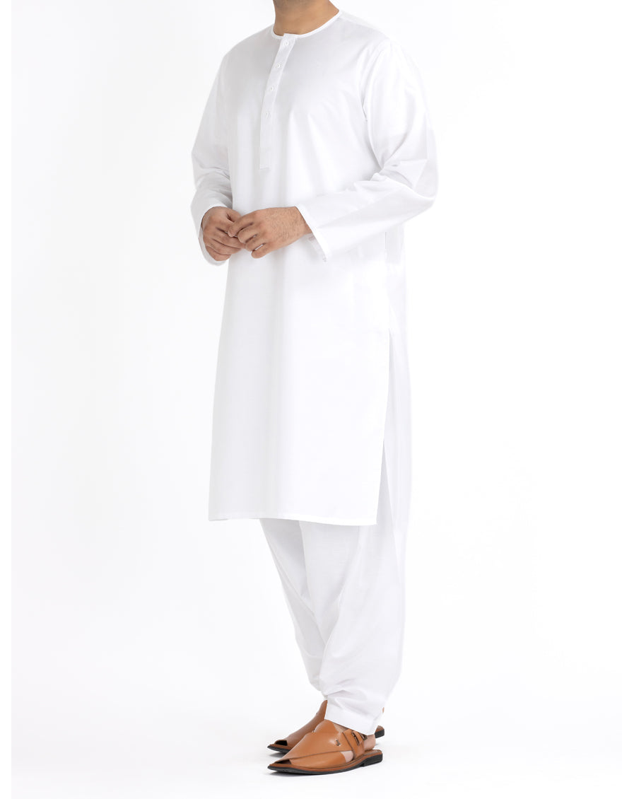 Blended Off White Inner Suit- J. Junaid Jamshed