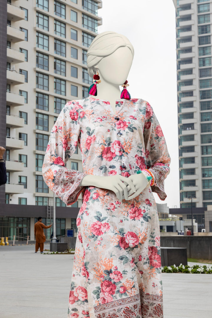 Cambric Multi Kurti - J. Junaid Jamshed