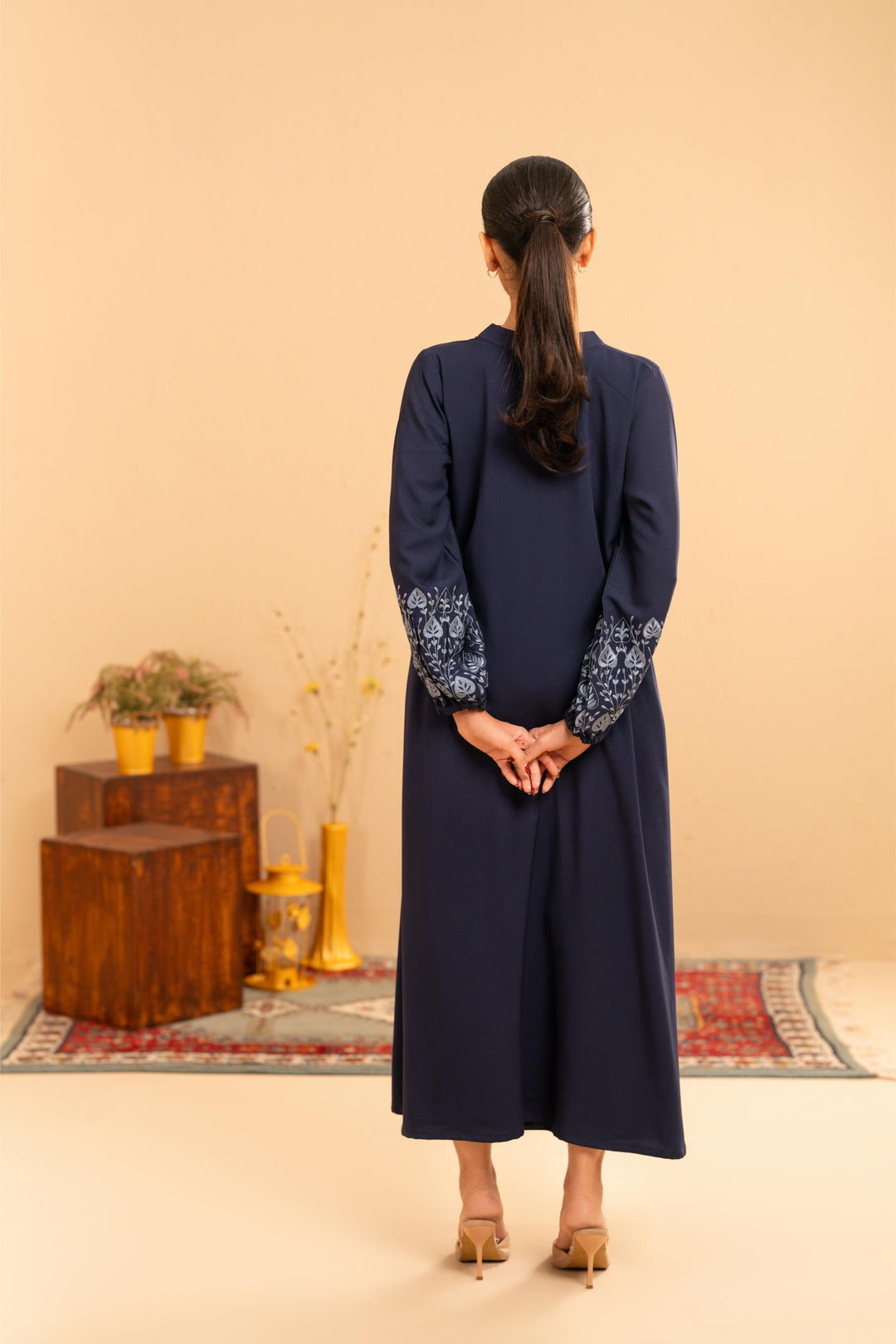Vela Navy Dress