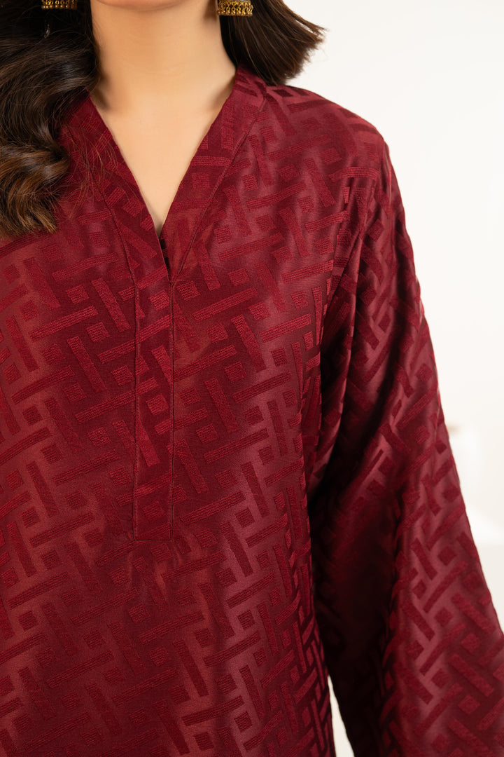 Luxe Maroon Kaftan