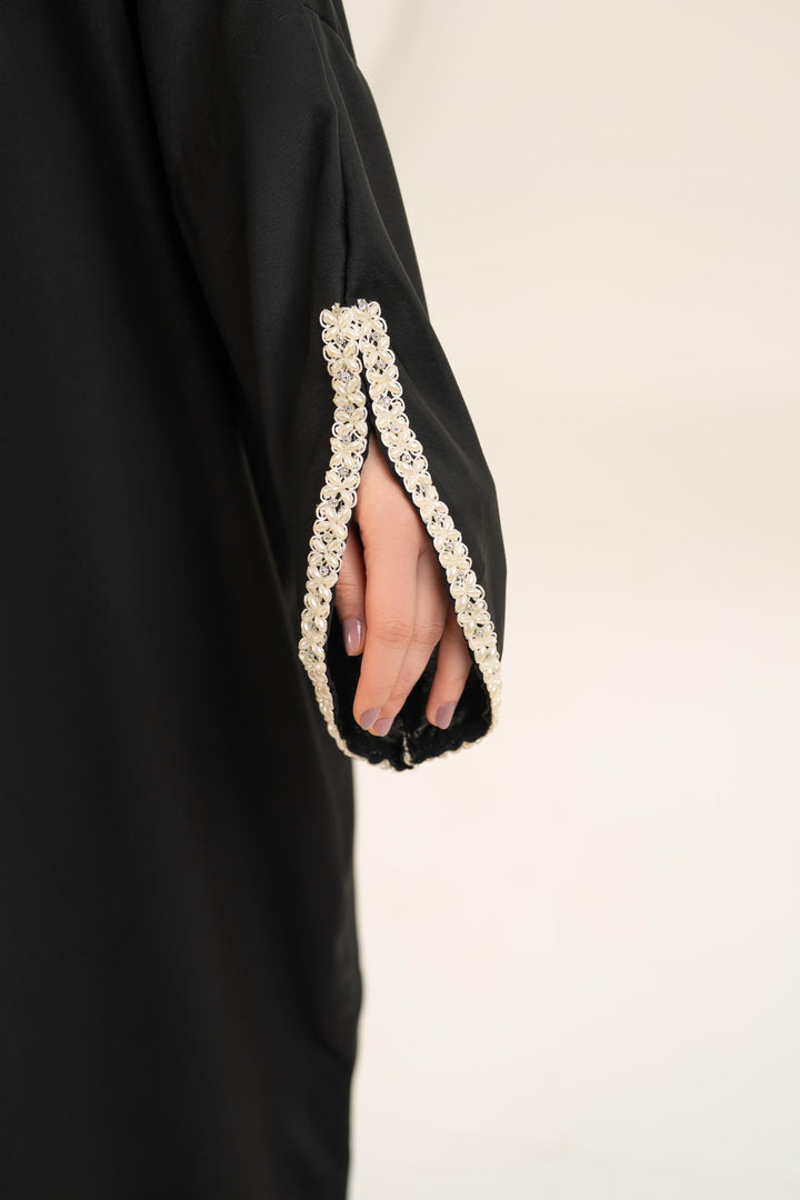 Satin Embellished Kaftan