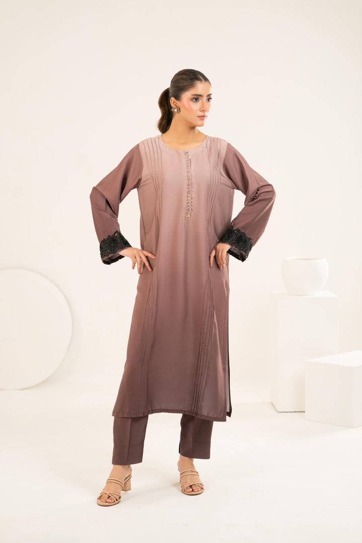 Dual-Tone Silk Co-ord