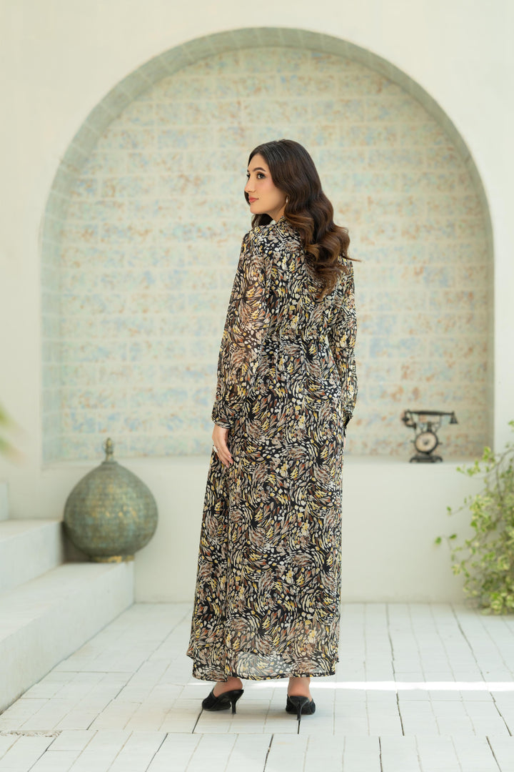 Amber Dusk Flow Dress