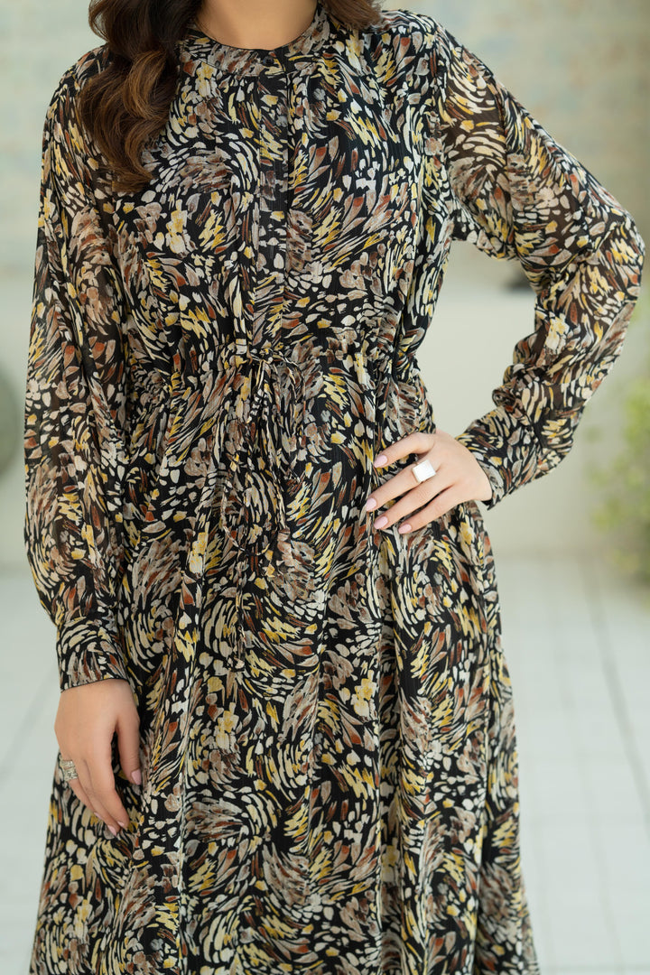 Amber Dusk Flow Dress