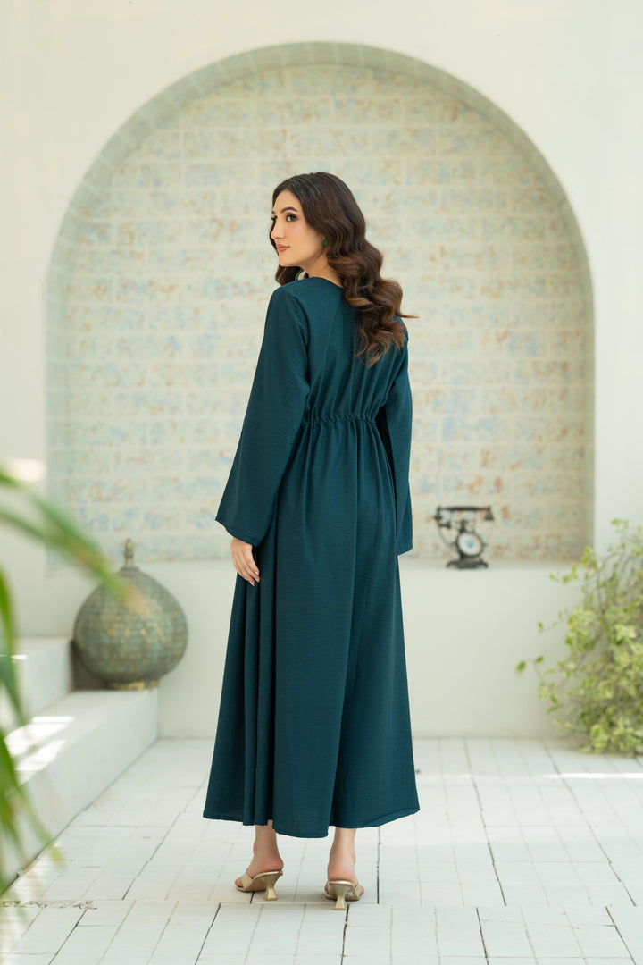 Emerald Flow Dress