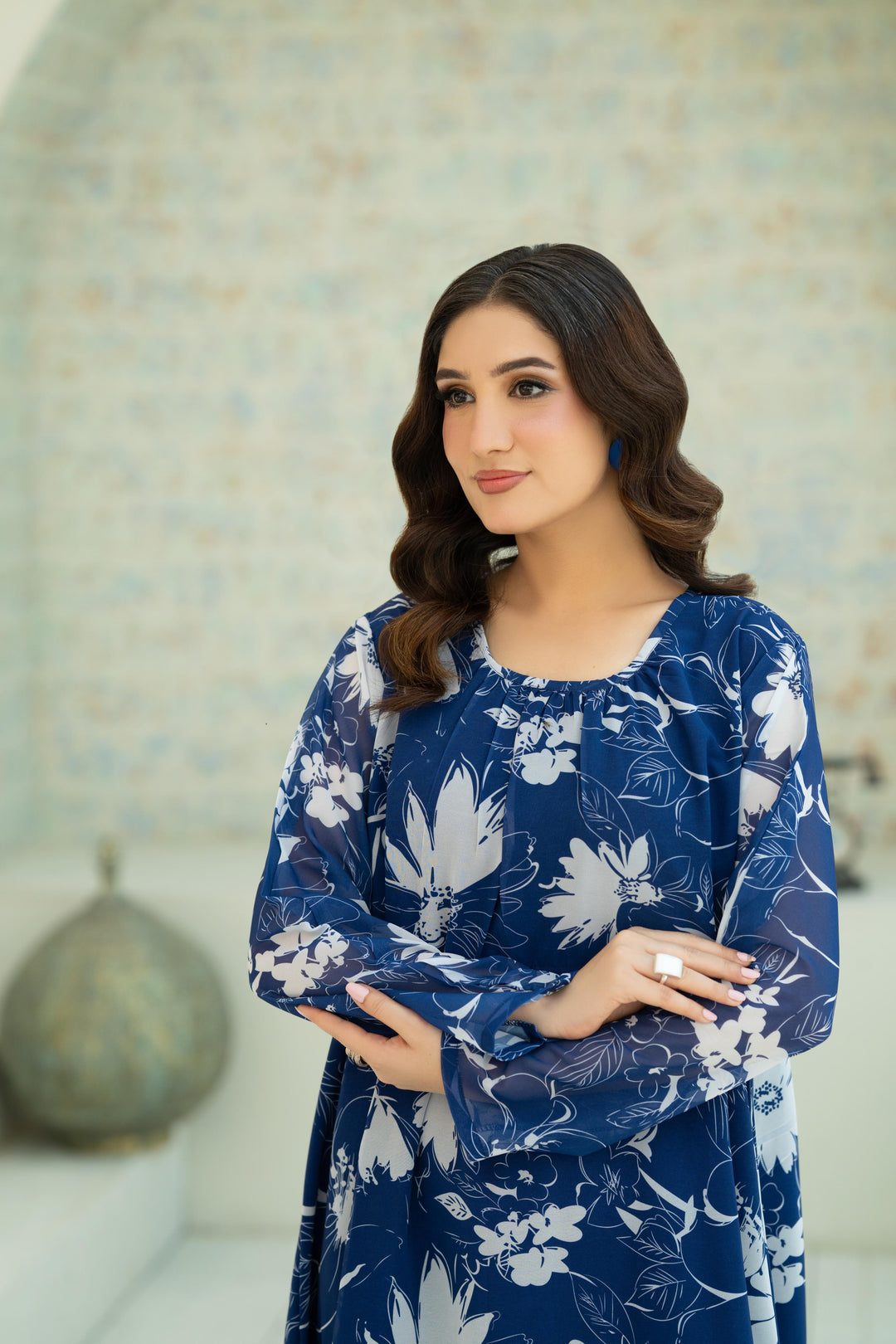 Blue Petal Dress