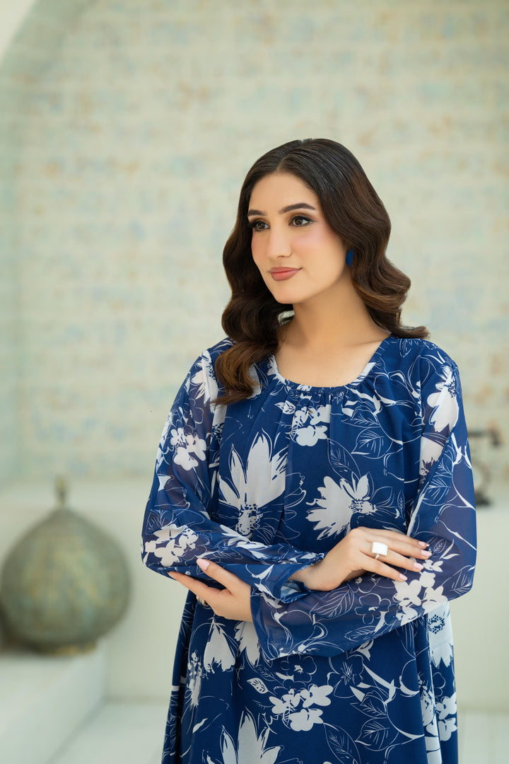 Blue Petal Dress