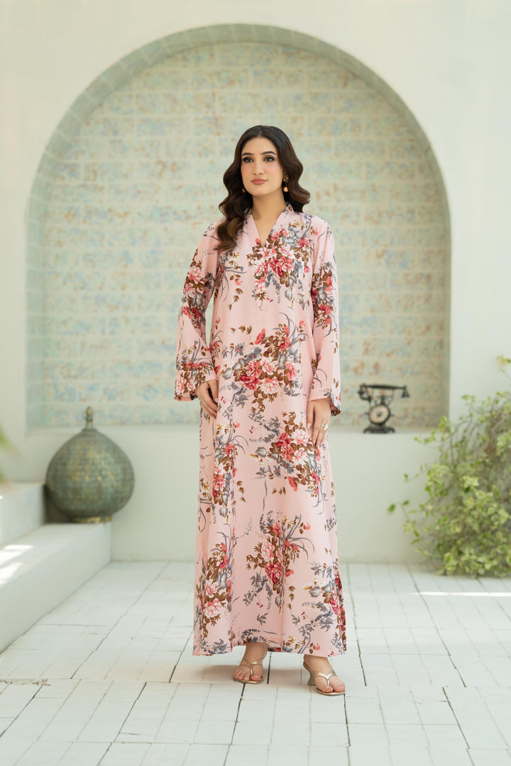 Blush Bloom Kaftan
