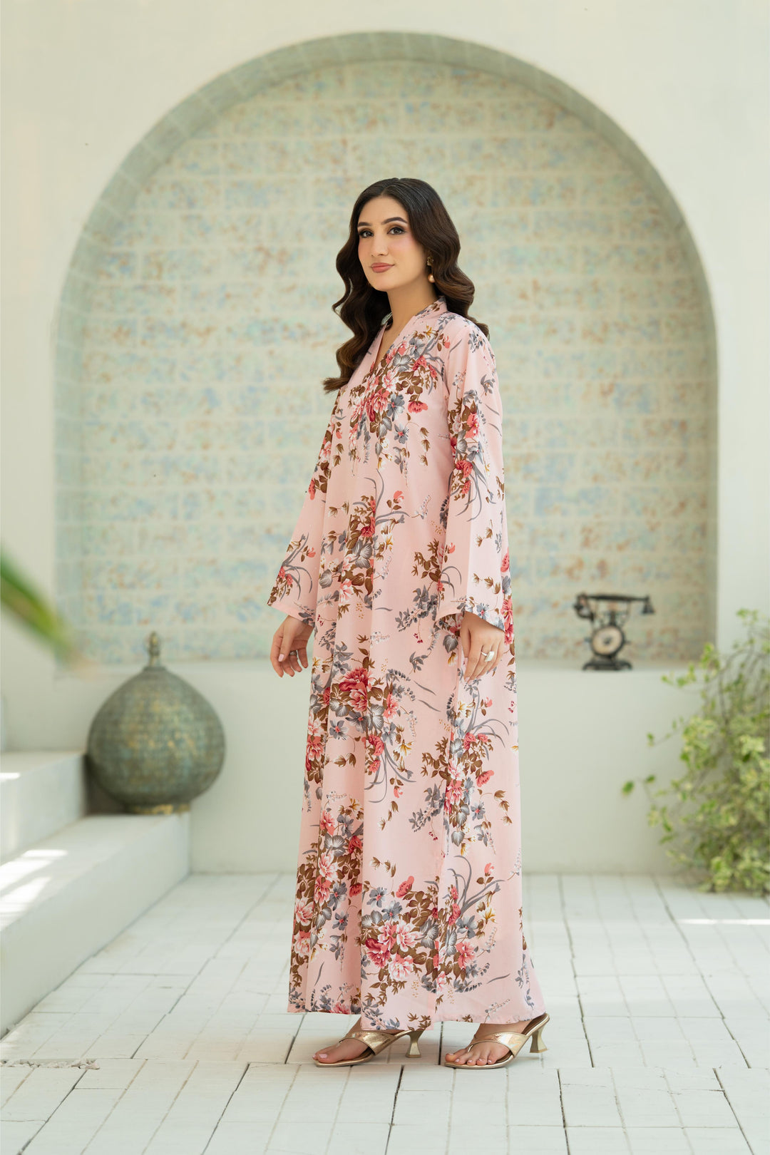 Blush Bloom Kaftan