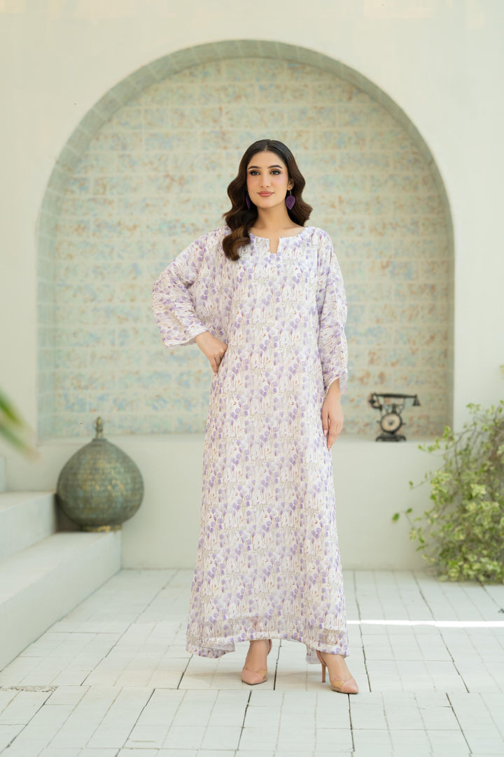 Lilac Bloom Kaftan