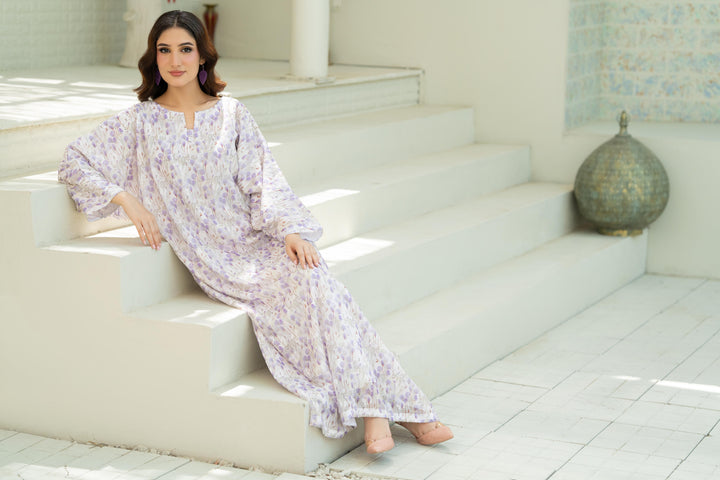 Lilac Bloom Kaftan