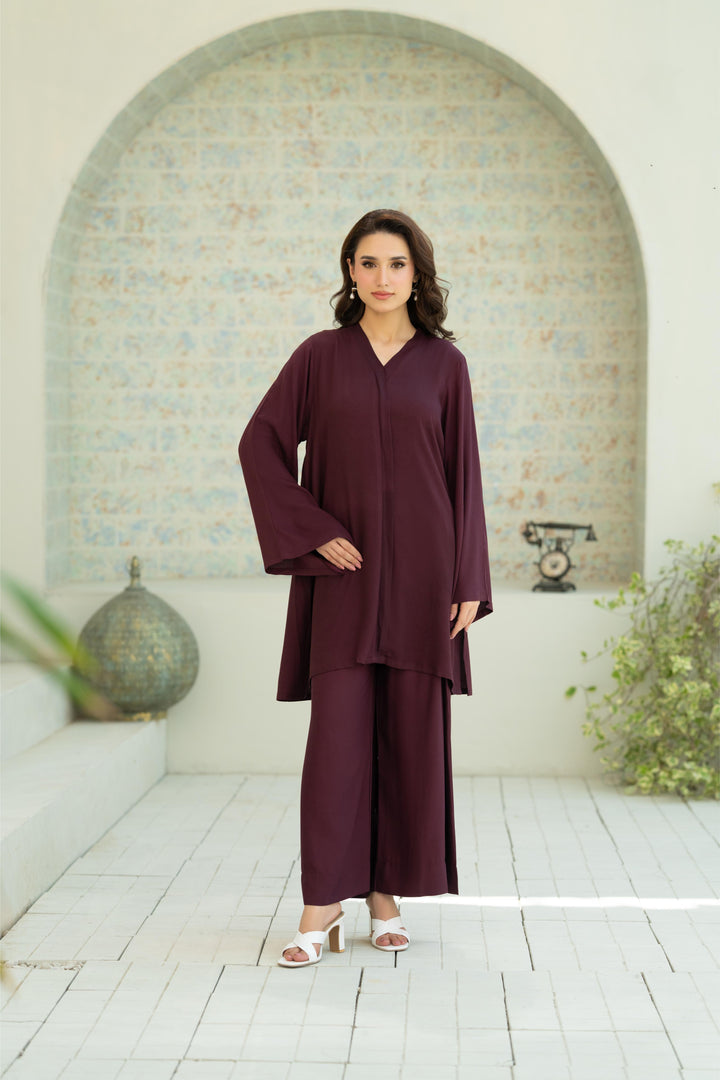 Aeri Burgundy Co-ord