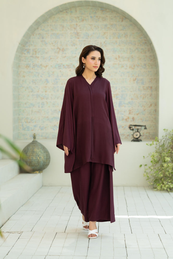 Aeri Burgundy Co-ord