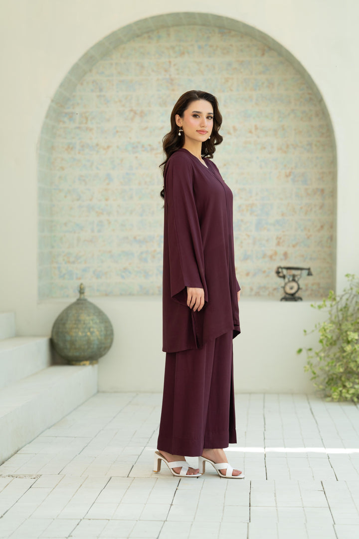 Aeri Burgundy Co-ord