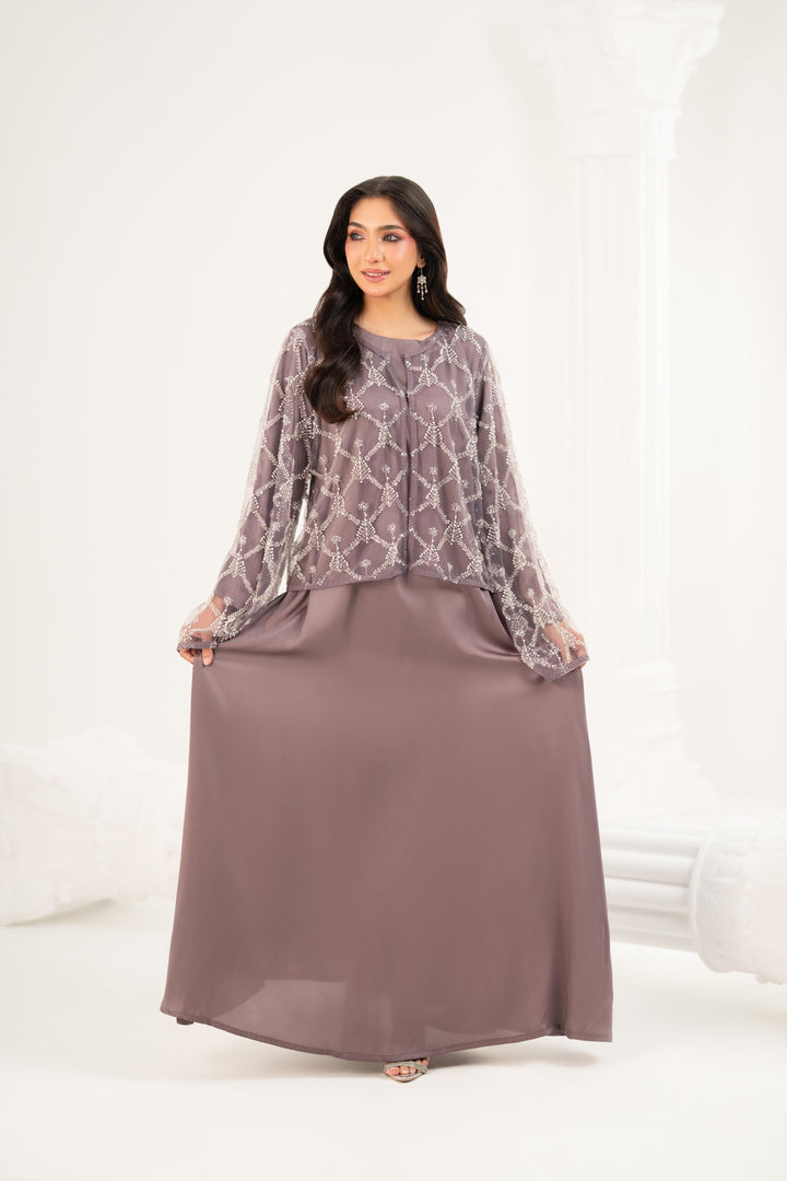 Lyra Mauve Maxi Dress