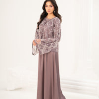 Lyra Mauve Maxi Dress