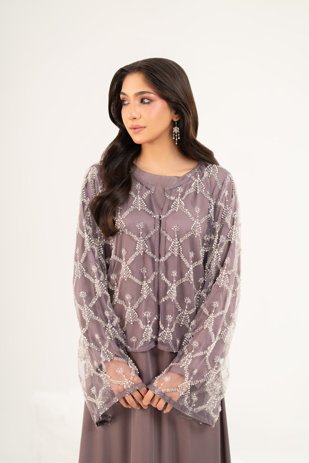 Lyra Mauve Maxi Dress