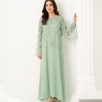 Lyra Sage Maxi Dress