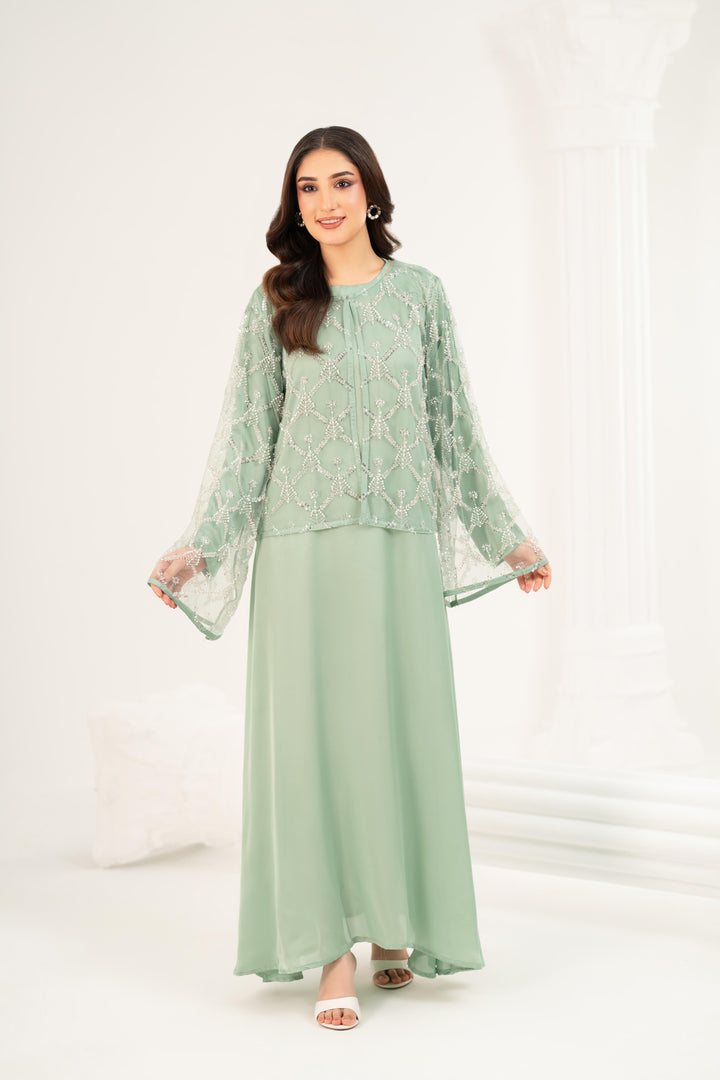 Lyra Sage Maxi Dress