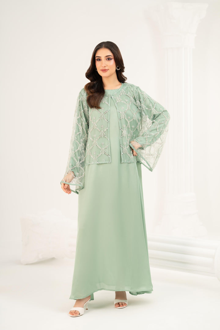 Lyra Sage Maxi Dress