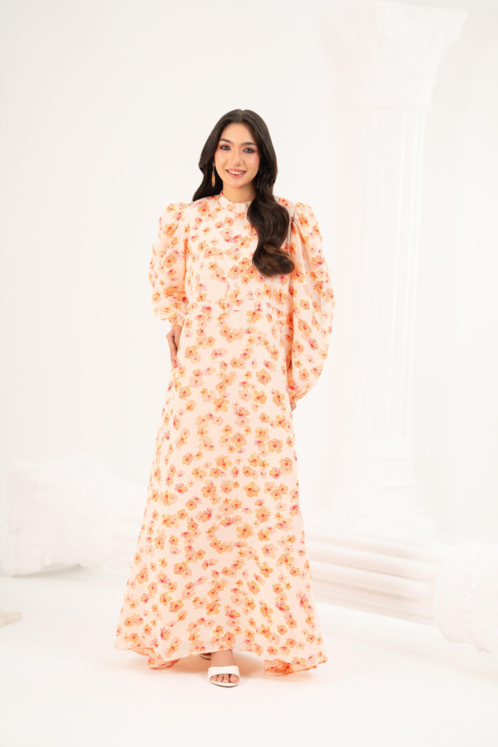 Sunset Floral Maxi Dress