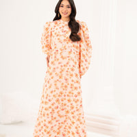 Sunset Floral Maxi Dress